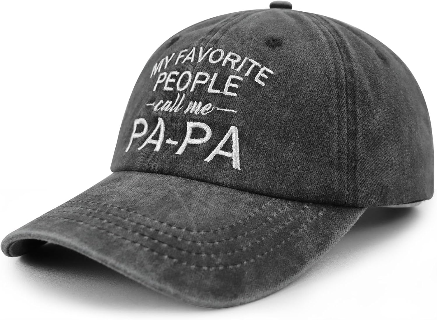 My Favorite People Called Me Pop Pop Pa Pa Uncle Hat, Funny Embroidered Father Day Birthday Gifts Baseball Cap - Image 2