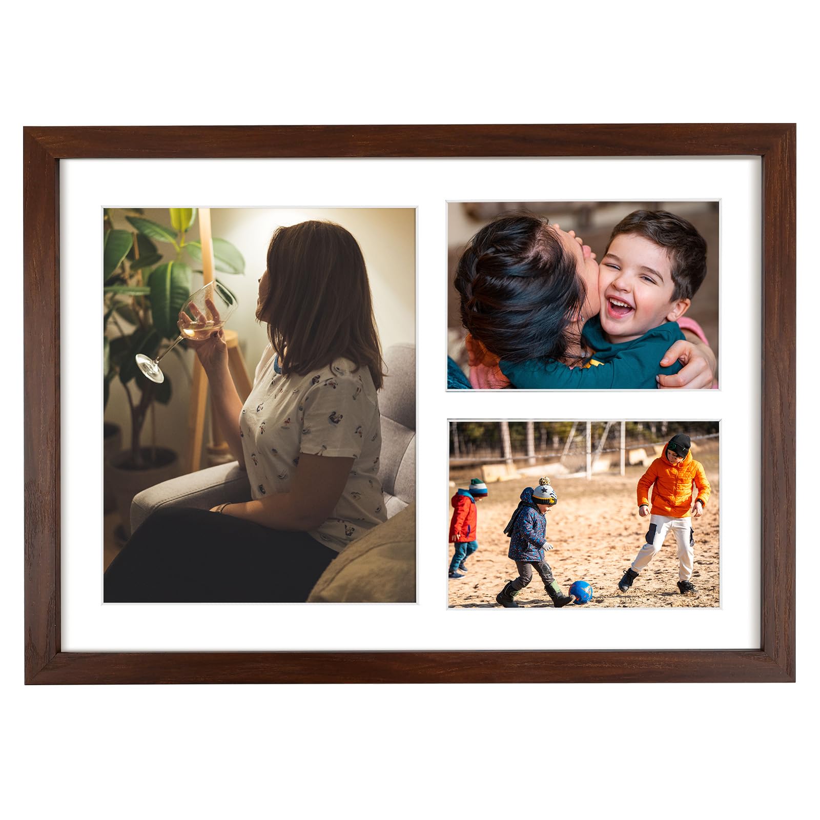 Golden State Art 12x17 Brown Wood Picture Frame