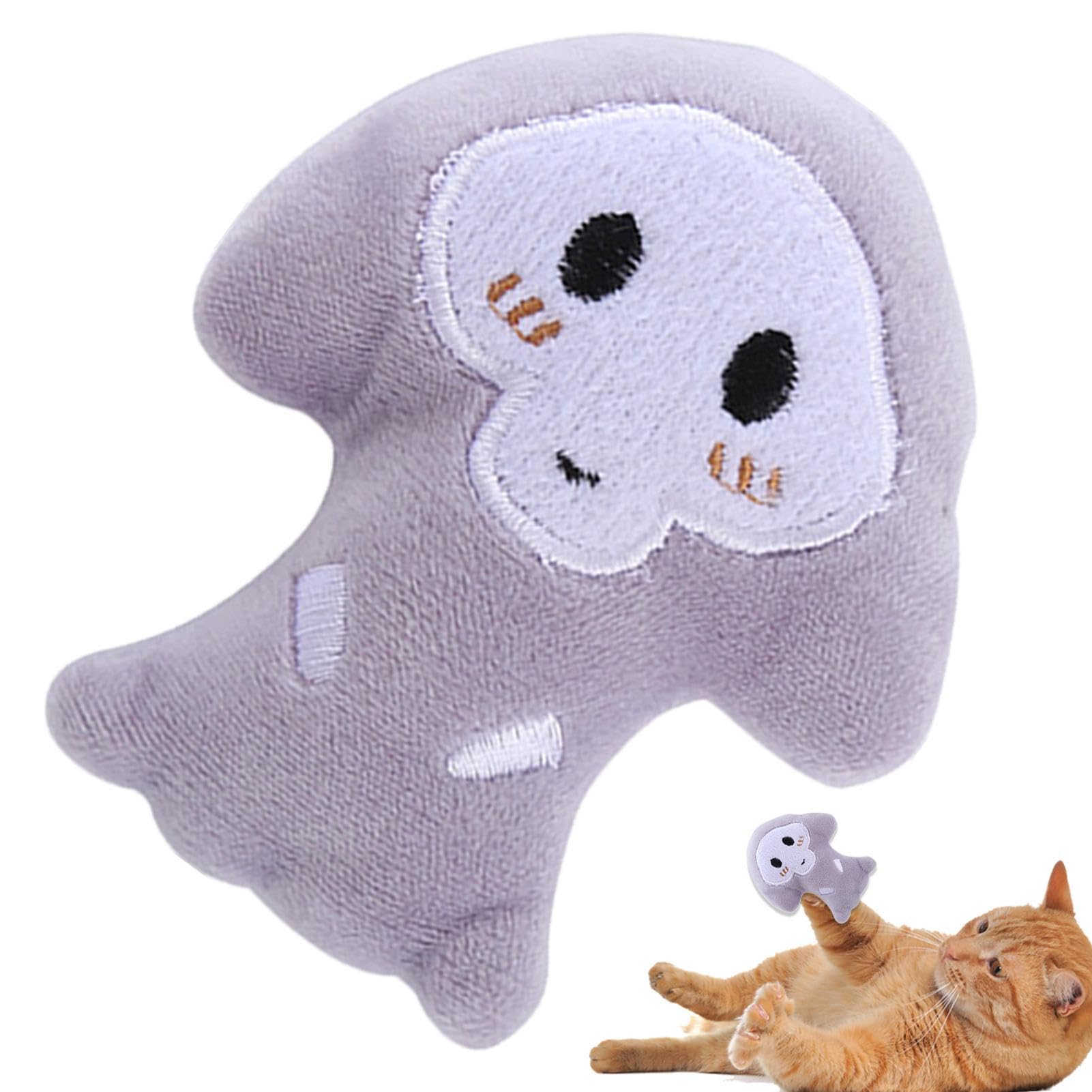 higyee Catnip Cat Toys, Halloween Catnip Toys Interactive Cats Chew Plush, Cute and Soft Teething Supplies, Cat Toys, Kitten Toy, Pet Stuffed Pillow