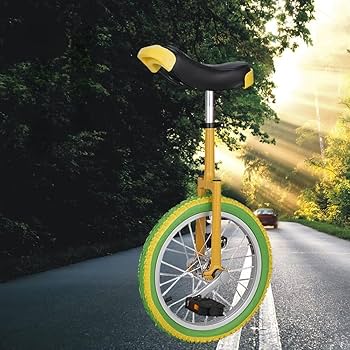 ターコイズ 一輪車 SCREECROW 20インチ BRIDGESTONE スケアクロウ 一輪車 20インチ スタンド付き 中古品