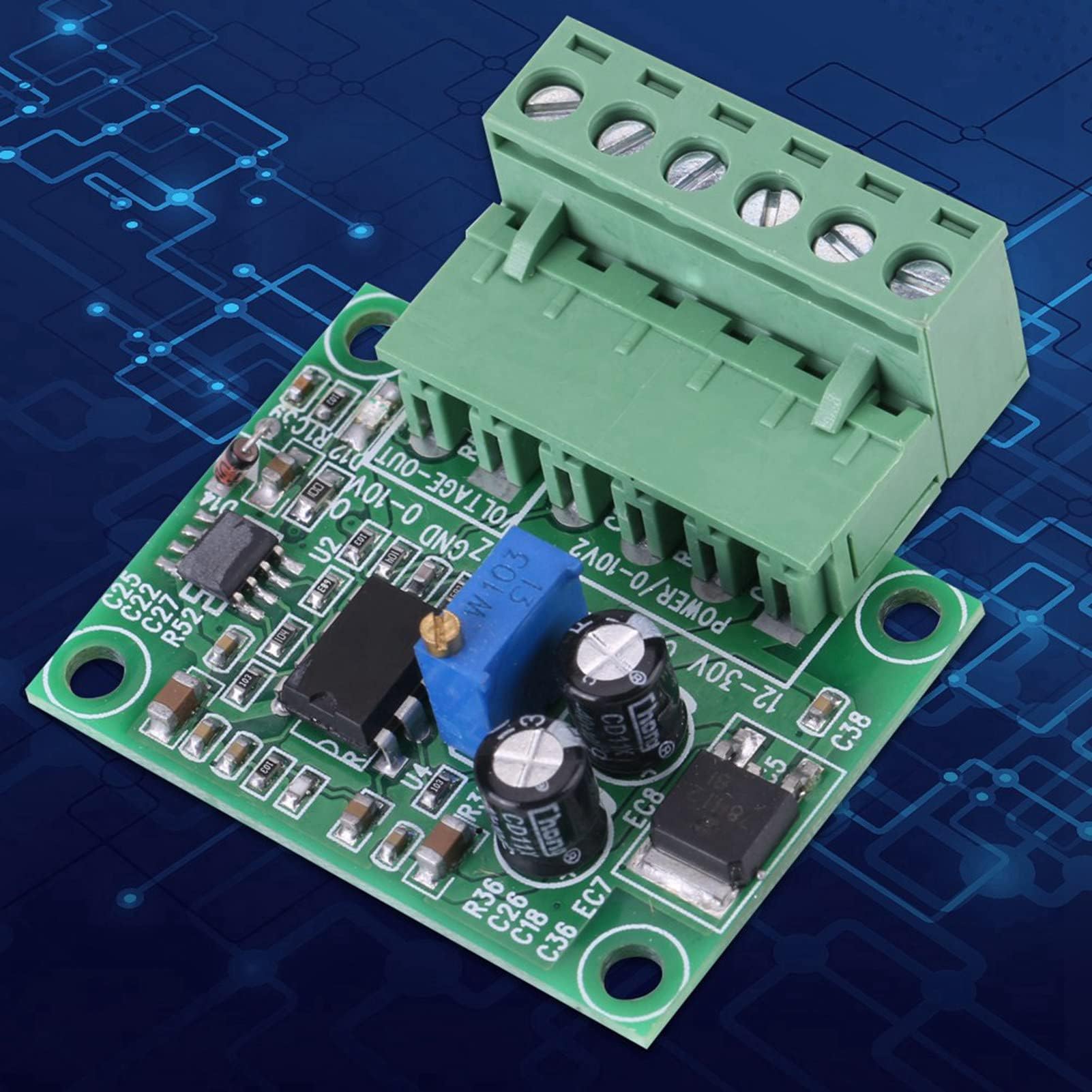 Modulo conversione frequenza tensione 0-10 Khz 0-10 V F/V Convertitore digitale analogico adatto strumentazione industriale
