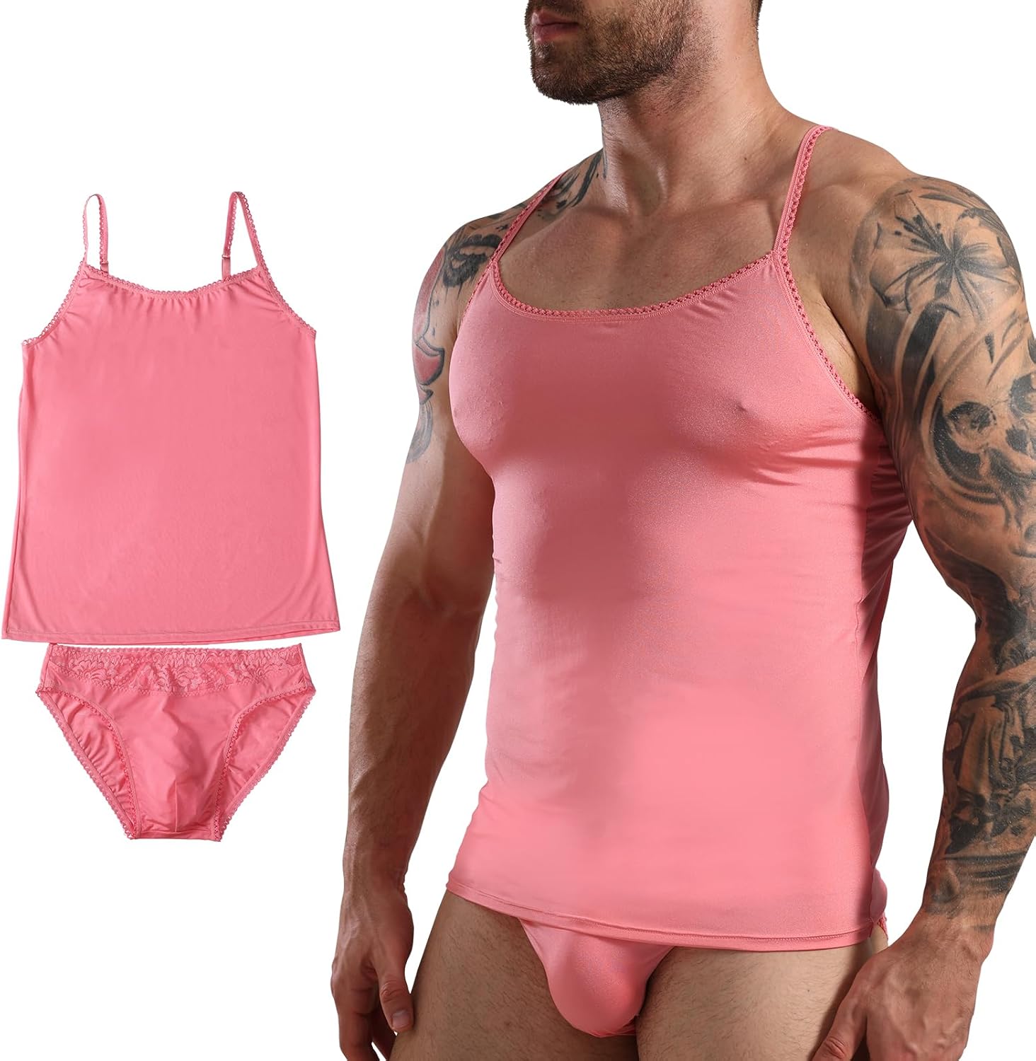 Lingerie Set For Men, Sexy Bra And Panty Sissy Clothes G String Exotic Gay Sissy Femboy Panties