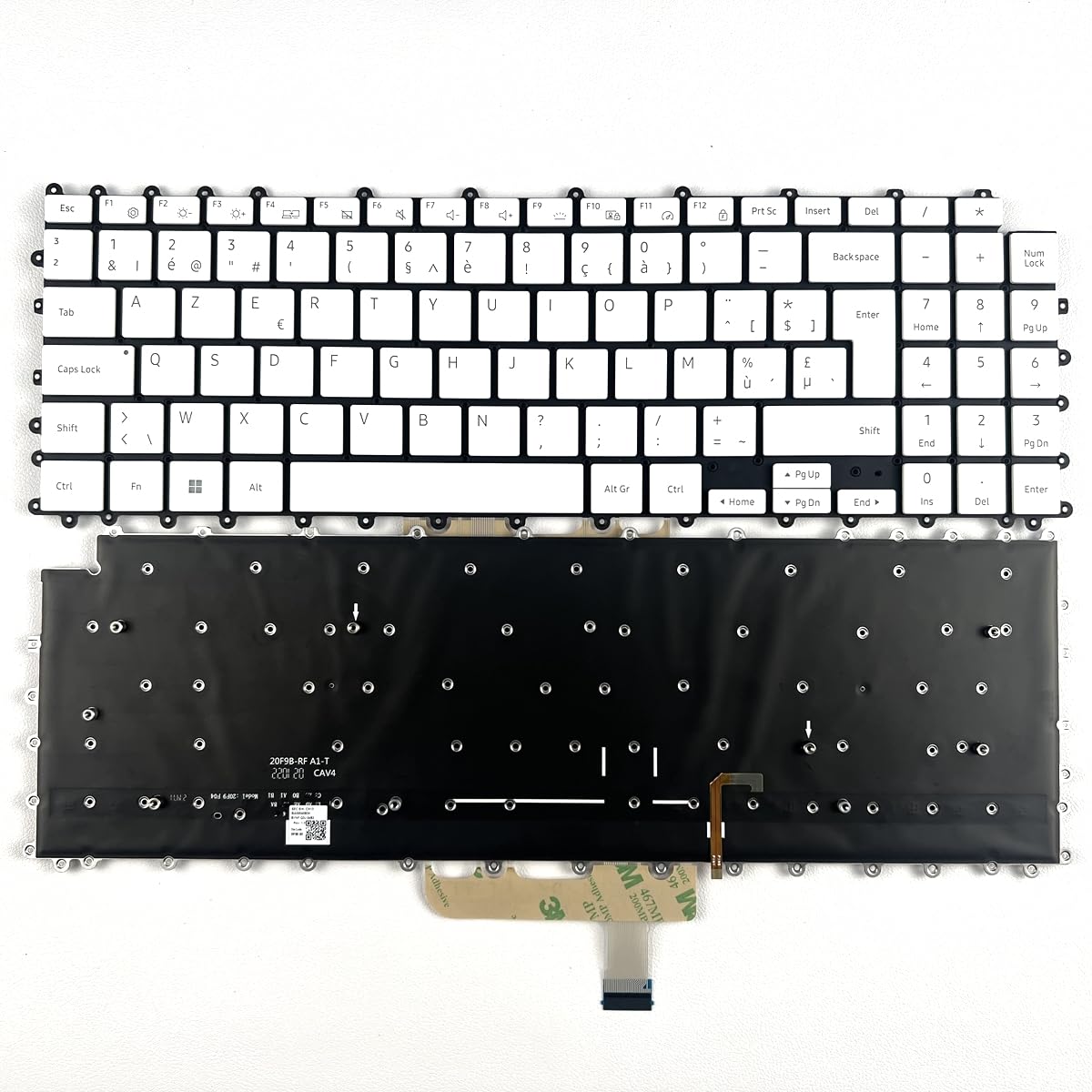 Clavier rétroéclairé haut de gamme pour Samsung 950XDB version double ventilateur