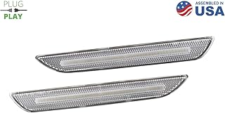 Clear LED Sidemarkers for 2015-2020 Ford Mustang