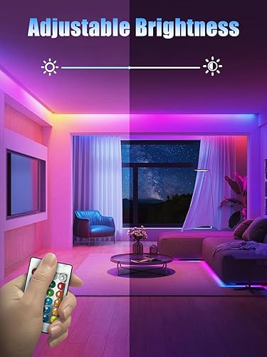 Miniatura 5 de Tira de luces LED, tiras de luz RGB de 5 V que cambian de color con control remoto, luces LED flexibles alimentadas por USB para dormitorio, TV,