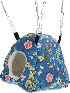 CIYODO Ninho De Hamster Hamster Pendurado Esconderijo Rede Cama Quente Cama De Furão Cama De Animal Pequeno Casa De Animal Pequeno Pendurado Rede De Hamster Brinquedos De Hamster Rede De