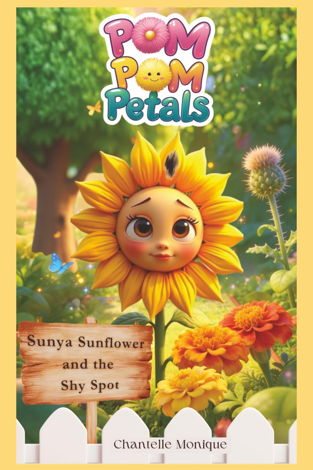 Sunya Sunflower and the Shy Spot: An Illustrated Early Chapter Book for Kids About Self-Acceptance, Quiet Courage, and Learning to Embrace What Makes You Different (Pom Pom Petals)