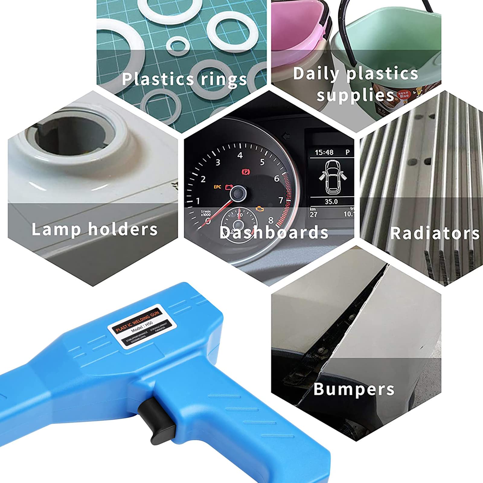 Kunststoff Schweißgerät Auto Stoßstangen Reparatur Set Auto Stoßstangen Reparatur Set 50W Auto Stoßstange Reparatur Set