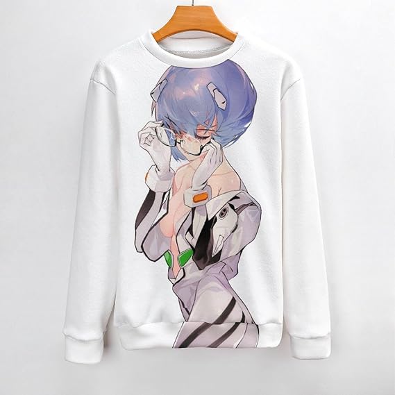 Amazon | [DaPogo] セーター メンズ 新世紀エヴァンゲリオン EVA 綾波 
