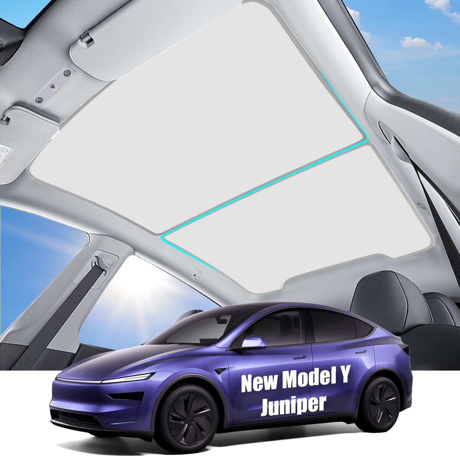 Tesla純正 Model Y Juniper サンシェード Amazon.com: Sunshade Roof