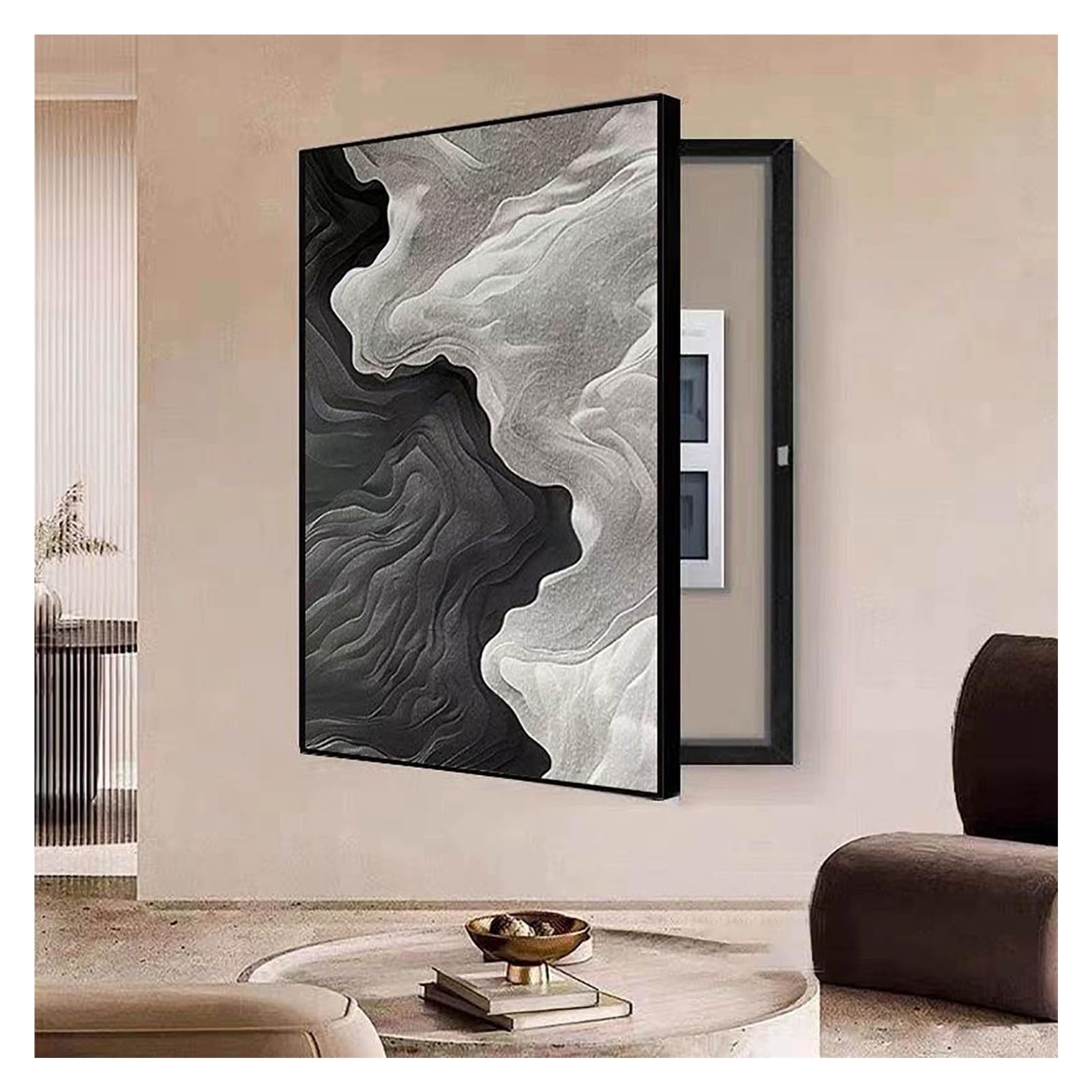 Boîte de distribution électrique WXQTM cache vertical pour tableau 80x60cm - 8