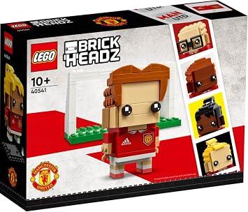 LEGO 40541 Brickheadz Manchester United Go Brick Me 530 Pieces 10+ Create Your Own Manchester United Player Model