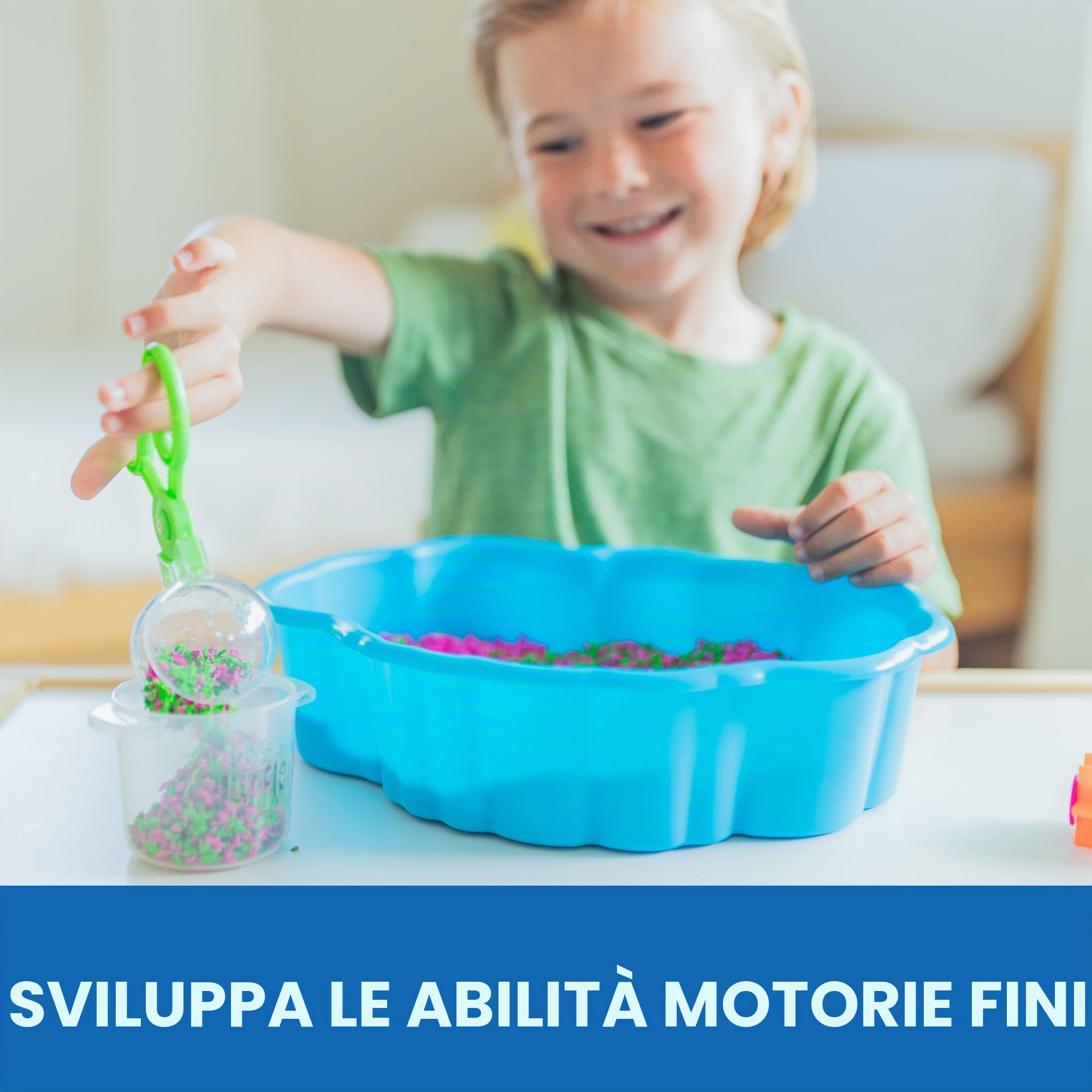 Learning Resources Stazione Sensoriale Playfoam Pluffle, Gioco Creativo da strizzare e Modellare, Gioco tattile per l’età prescolare, dai 3 Anni in avanti