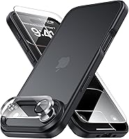 Vista 80 de 3 en 1 Funda Magnética Fuerte para iPhone Air, 1X Protector de Pantalla + 1X Protector de Lente de Cámara, Cubierta Protectora a Prueba de Golpes
