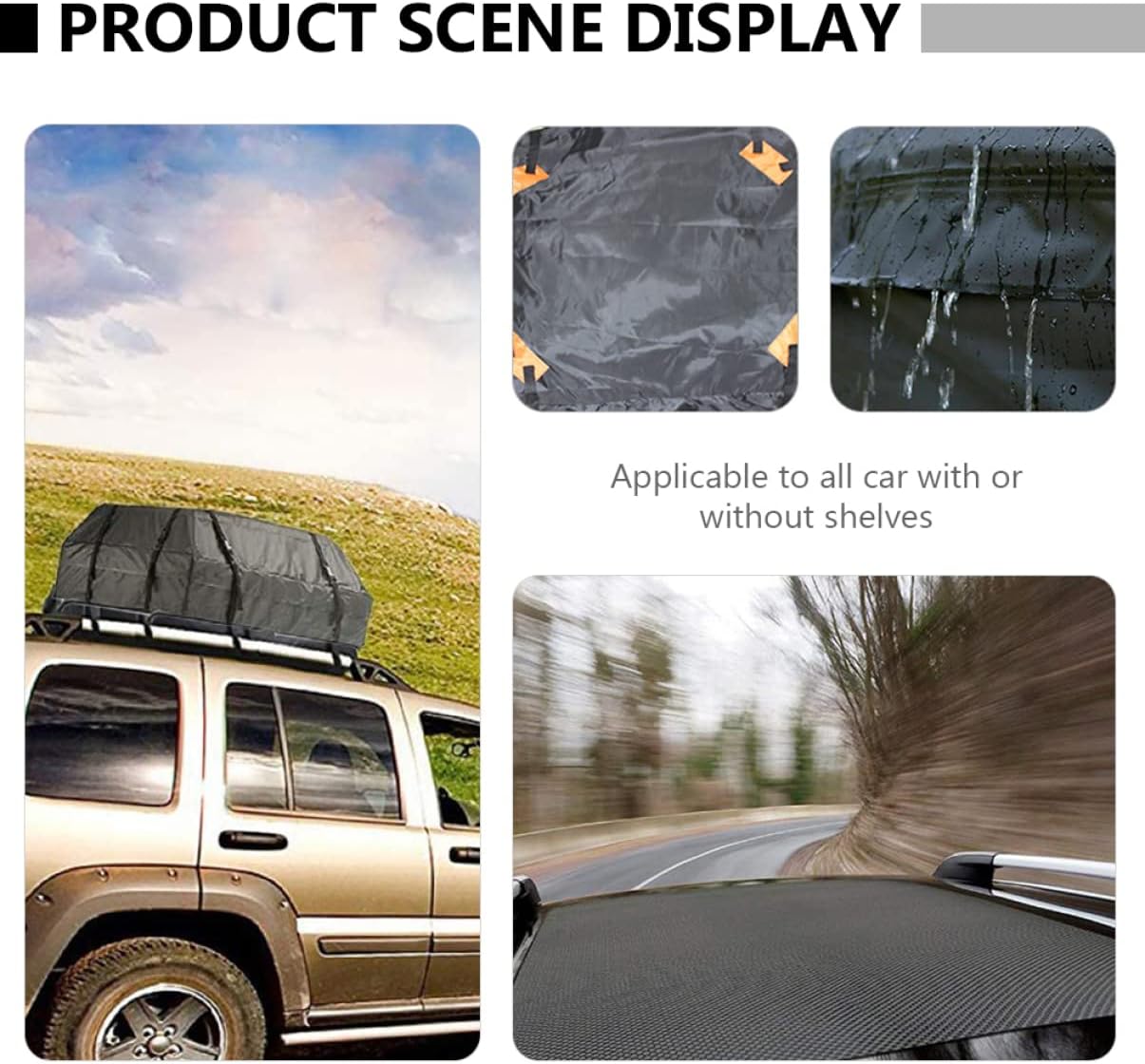 Vehicle Rooftop Cargo Carrier Car Top Carrier Bag Luggage Bag Easy Storage
