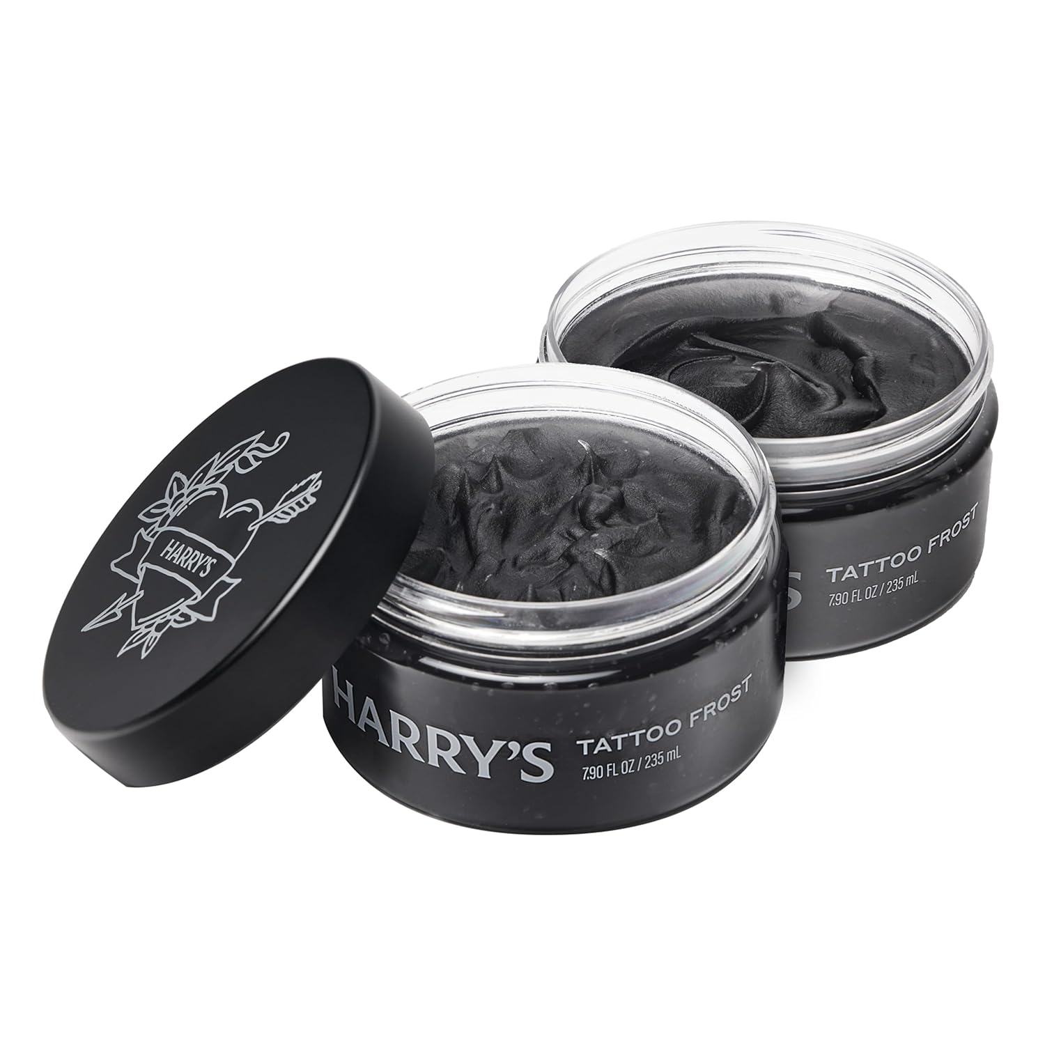 Harry’s Tattoo Frost, Tattoo Aftercare Gel for Light Hydration and Cooling Replenishment, Fragrance-Free, Non-Greasy, Petroleum-free, With Pro-Vitamin B5, Pack of 2