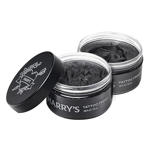 Harry’s Tattoo Frost, Tattoo Aftercare Gel for Hydration & Vibrancy, Fragrance-Free, Non-Greasy, Petroleum-free, With Pro-Vitamin B5, Pack of 2 - 7.9 Fl Oz (Pack of 2)