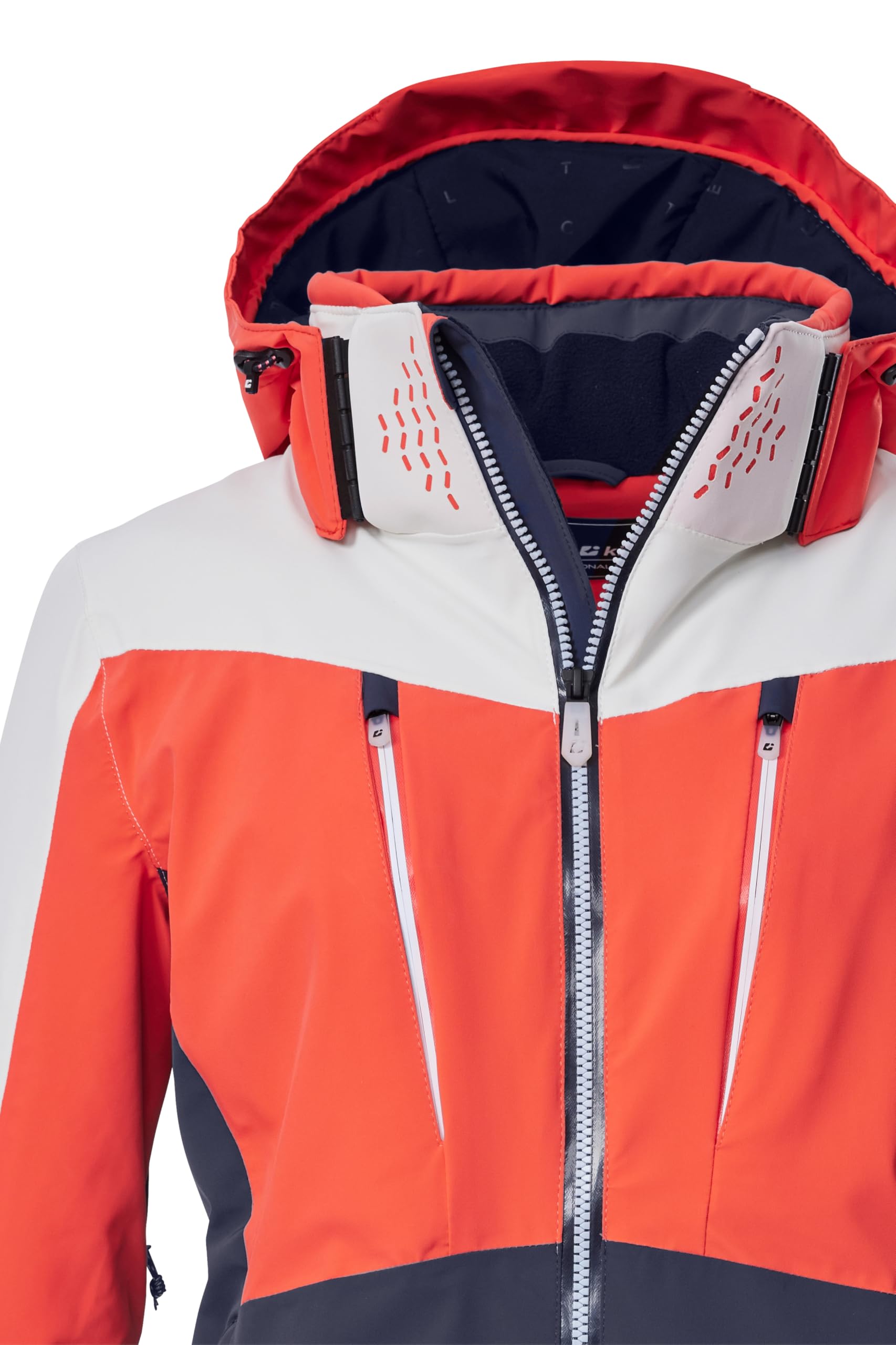 Killtec Damen Ksw 43 Wmn Ski Jckt Skijacke/Funktionsjacke mit abzippbarer Kapuze, Schneefang und Unterarmventilation (1er Pack)