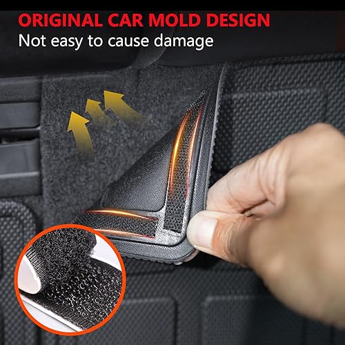 Miniatura 5 de Xipoo Tapete de carga compatible con Toyota 4Runner 2010-2024, tapete de carga de 7 plazas, tapete de respaldo de elastómero termoplástico, repuesto