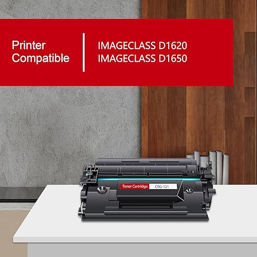 Miniatura 2 de Cartucho de alto rendimiento 121 de tóner negro (paquete de 3) - PINOS Compatible CRG121 CRG-121 Cartucho de tóner de repuesto para impresora Canon