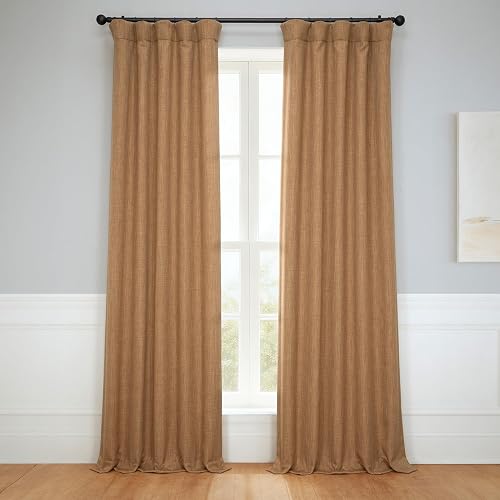 HPD Half Price Drapes BOCH-LN18519-96 Verdunkelungsvorhänge aus Kunstleinen für 