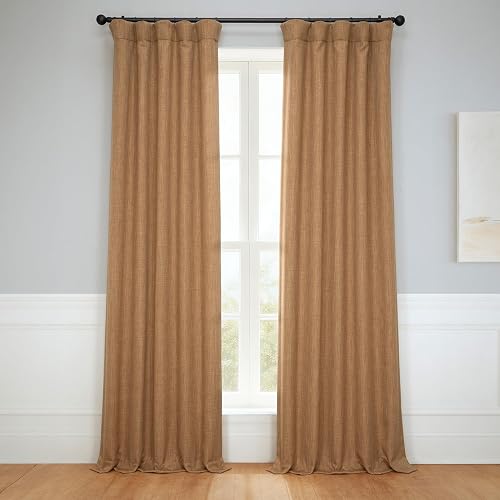 HPD Half Price Drapes - Faux Linen Curtains for Living