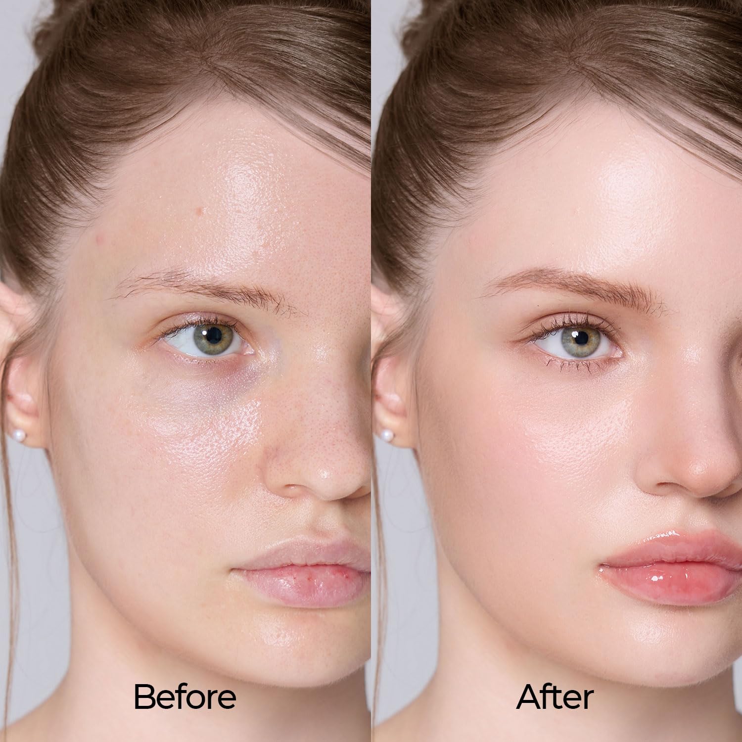 Natural Cover Glow Cushion Foundation | Satin Radiant Finish | Korean Foundation Makeup | Long-Lasting Natural Coverage | for All Skin Types 0.42 oz. (23N Natural Beige)