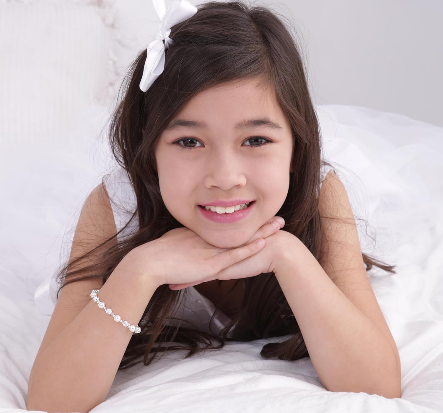 Cherished Moments Children's 14K Gold-plated or 925 Sterling Silver Bracelet with Stardust Beads and Austrian Crystals for Babies, Infants, Toddlers, and Girls Jewelry Gifts - Image 2