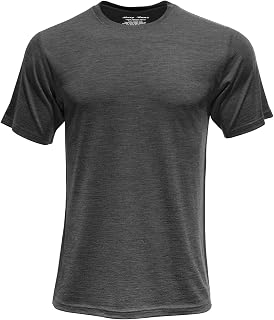 Men's Merino Wool Lightweight Hiking Running Workout Breathable Base Layer T Shirt