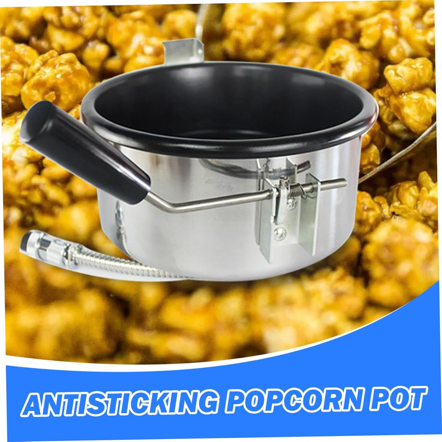 Nostalgia Popcorn Maker 8oz Anti-Scorch Electric Popcorn Maker Machine with Safe Control User-Friendly Popcorn Maker Machine Easy Maintain for Movie Night Parties, Electric Popcorn Maker