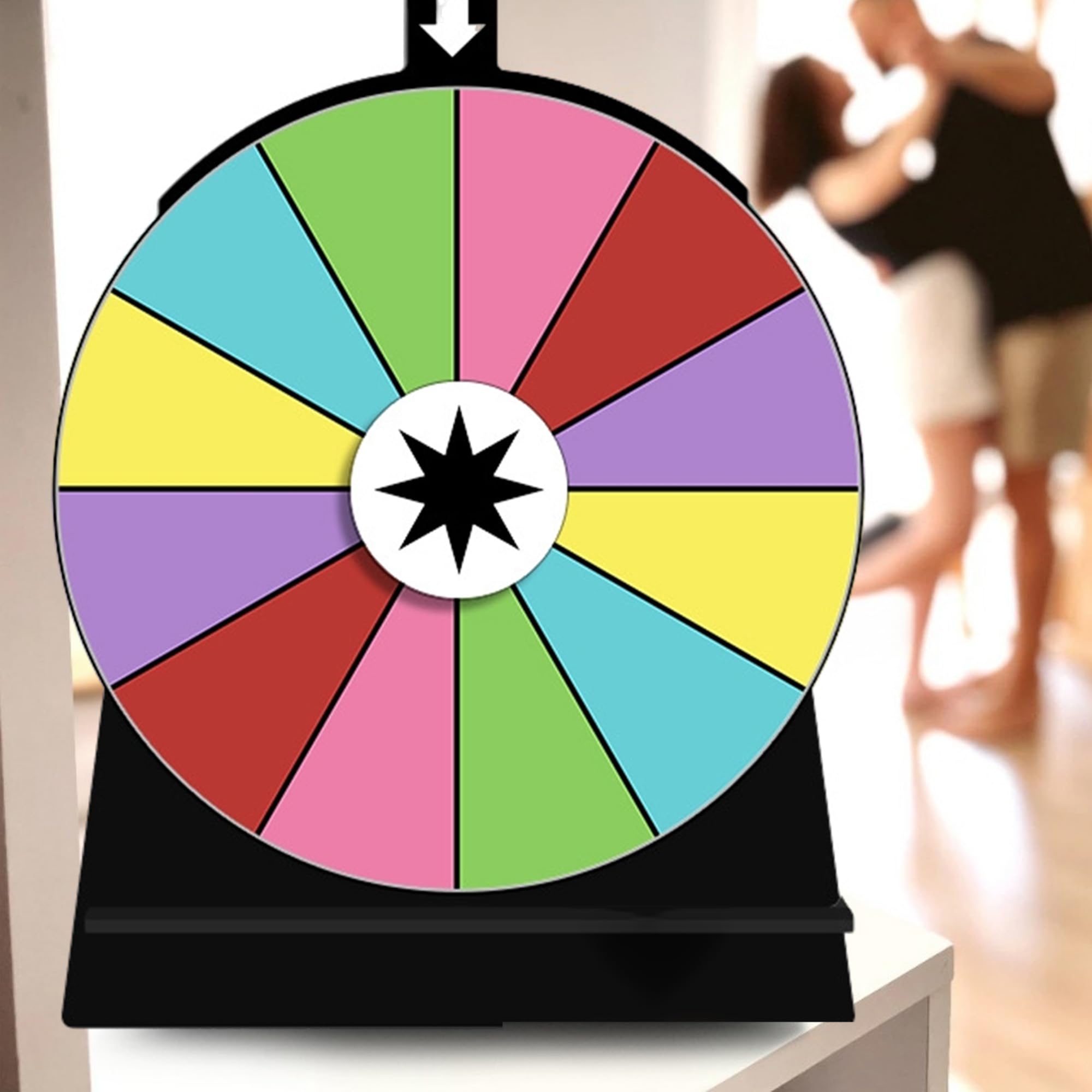 3pcs Ruota Girevole Premi, Ruota della Fortuna per Girare, Roulette Colorata Fortunata, con una penna cancellabile, Gioco Roulette Fortuna per Festa Carnevale Giocattoli