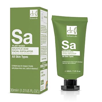 Skin Chemists Salicylic Acid Facial Serum | 2% BHA Exfoliant for Acne-Prone Skin | Clarifying & Brightening Treatment - 1 Fl oz