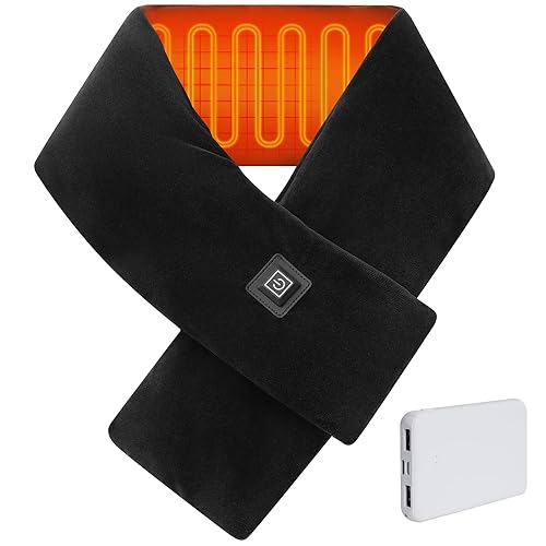 Cordless Heated Scarf, Neck Heating Pad for Pain Relief, Rechargeable