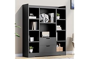 Cozy Castle Black Hallway Bookshelf