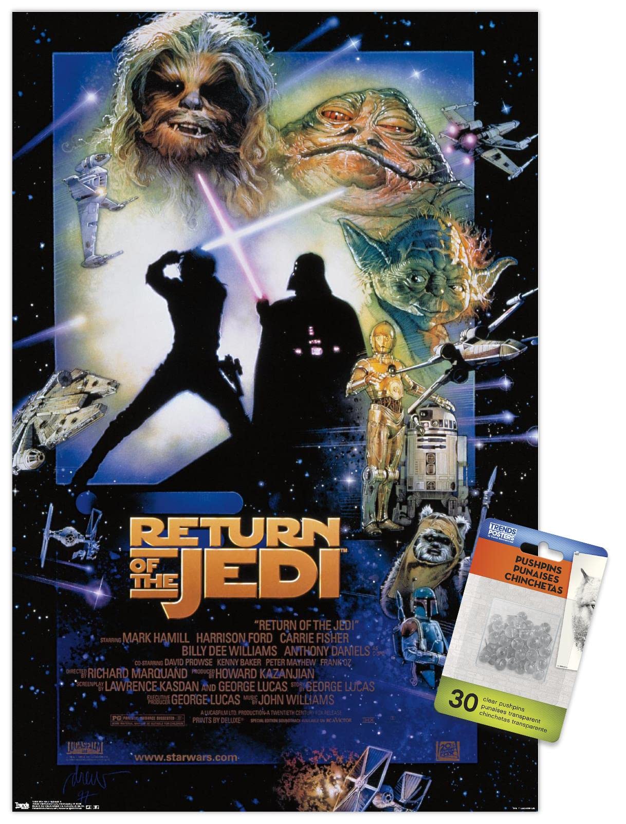 Amazon.com: Trends International Star Wars: The Return Of The Jedi