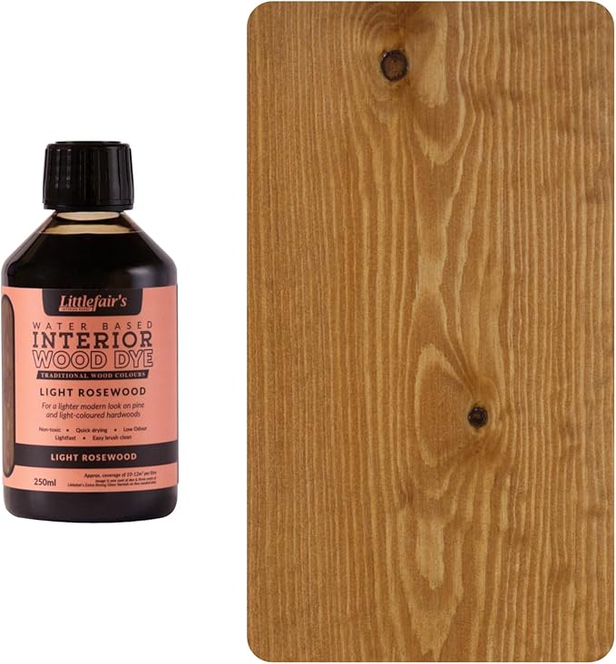 Littlefair's Wood Stain Water Based 250 ml Indoor Furniture Stain