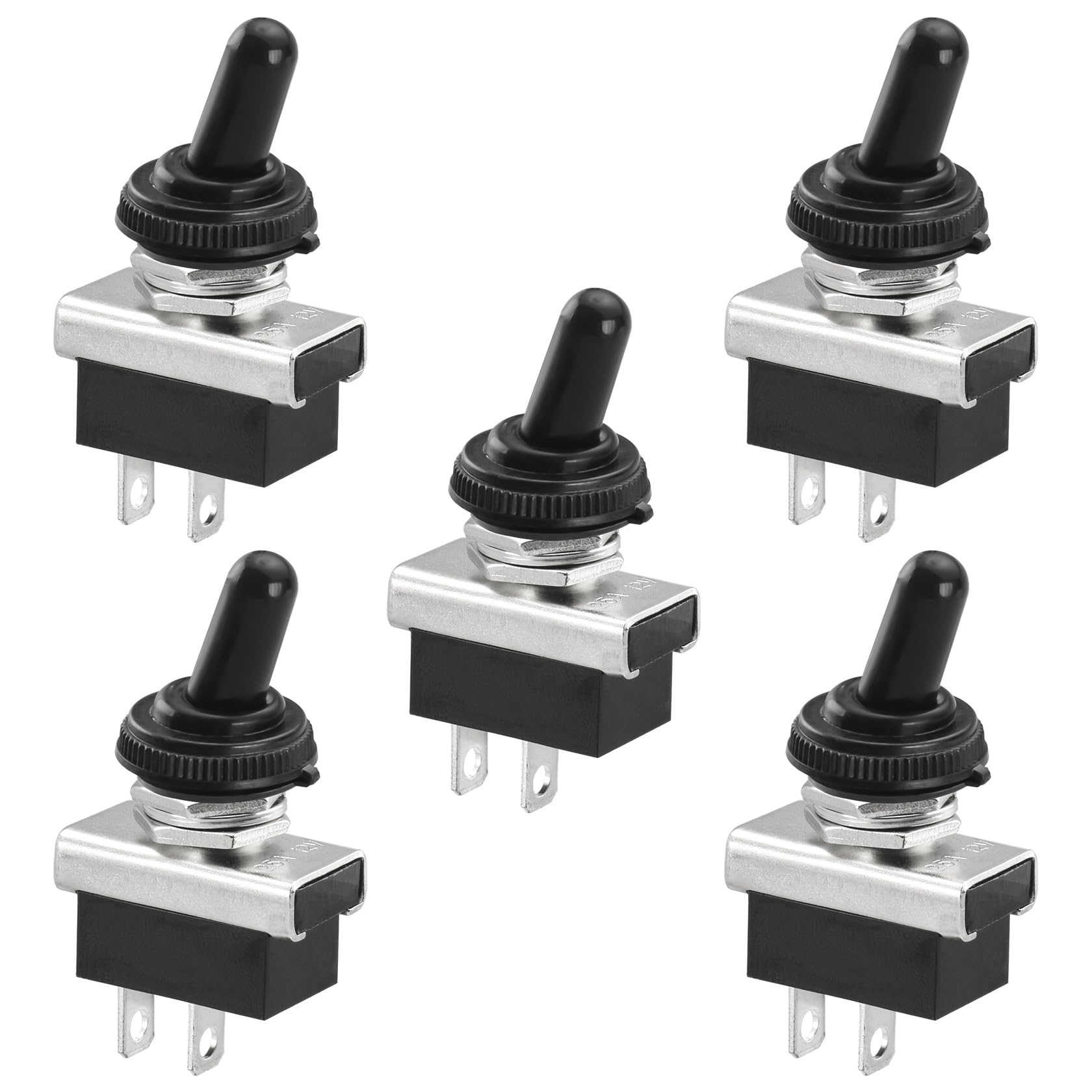 Heschen Kippschalter KN3D-101 Ein/Aus(On/Off) Schalter 25A 12V 2-polig rastend mit wasserdicht (5)