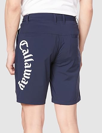 美品　キャロウェイ メンズ ストレッチナイロンショートパンツ　ネイビー・M Callaway パンツ キャロウェイ 8WAYストレッチ肌ドライショート