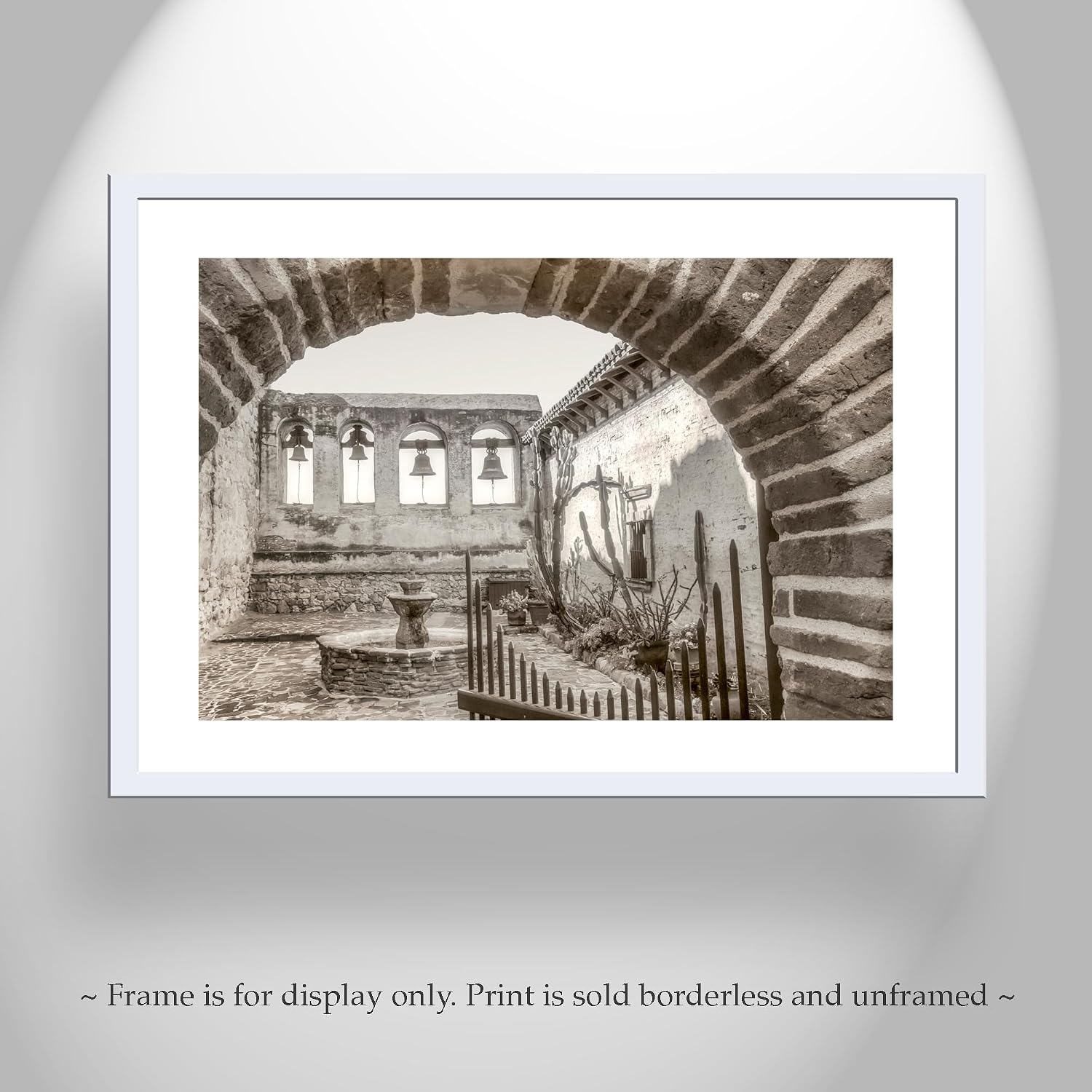 San Juan Capistrano Mission California Art Photograph | Vintage Adobe Church Picture