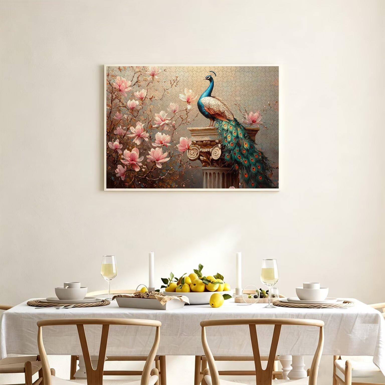 5000 sztuk puzzli dla dorosłych, gry rodzinne, roślina paw, n-869