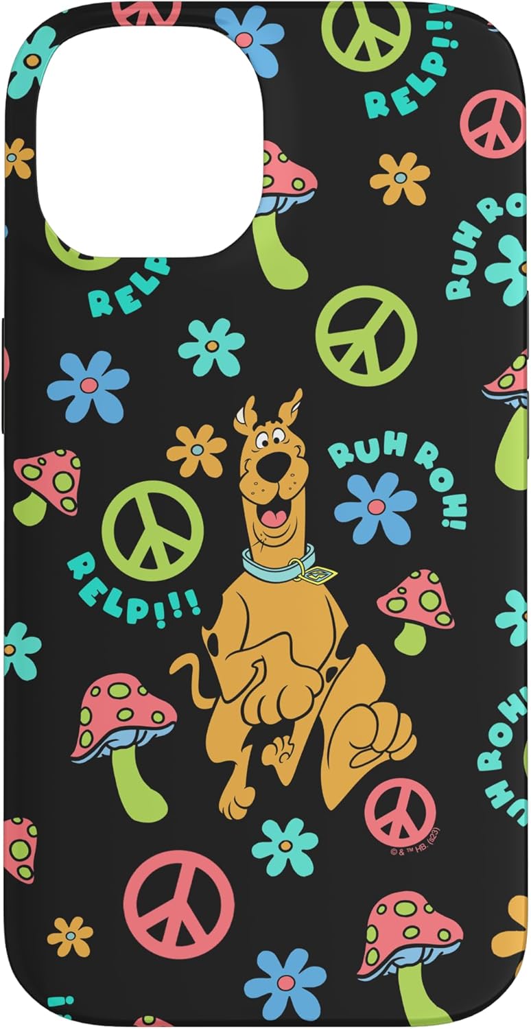iPhone 12/12 Pro Scooby-Doo Ruh Roh! Relp!!! Hippie Decorated Portrait Case