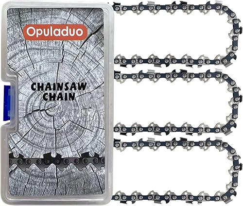 Miniatura 7 de 3 cadenas de motosierra de 10 pulgadas, cadena de repuesto para WORX WG309, cadena de 10 pulgadas para Sun Joe SWJ803E SWJ807E - 3/8 pulgadas, 050