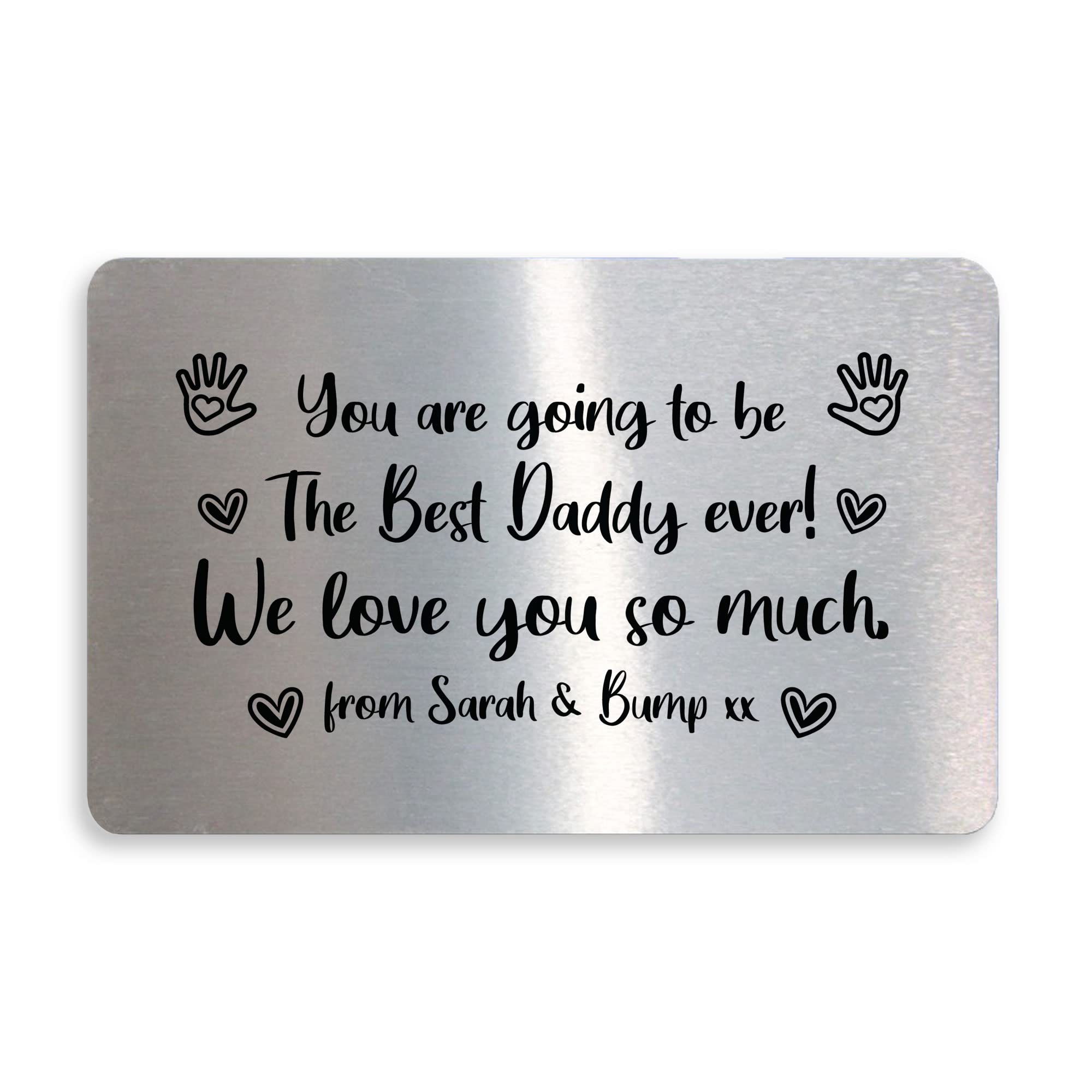 RED OCEAN Best Daddy Gift Personalised Daddy To Be Birthday Christmas From Bump