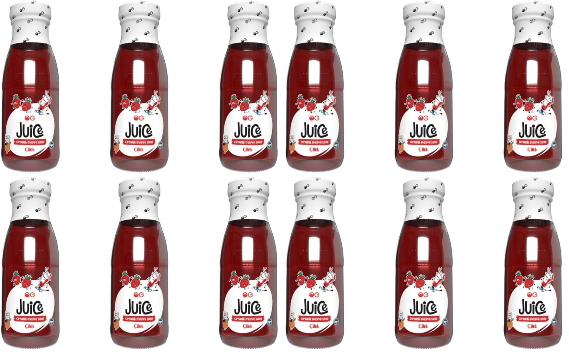 OG 6'lı Organik Çilek Suyu 250 ml (2 paketi)