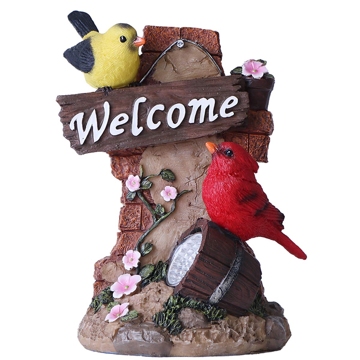Buy TERESA'S COLLECTIONS Cardinal Bird Garden Statues with Solar Light
