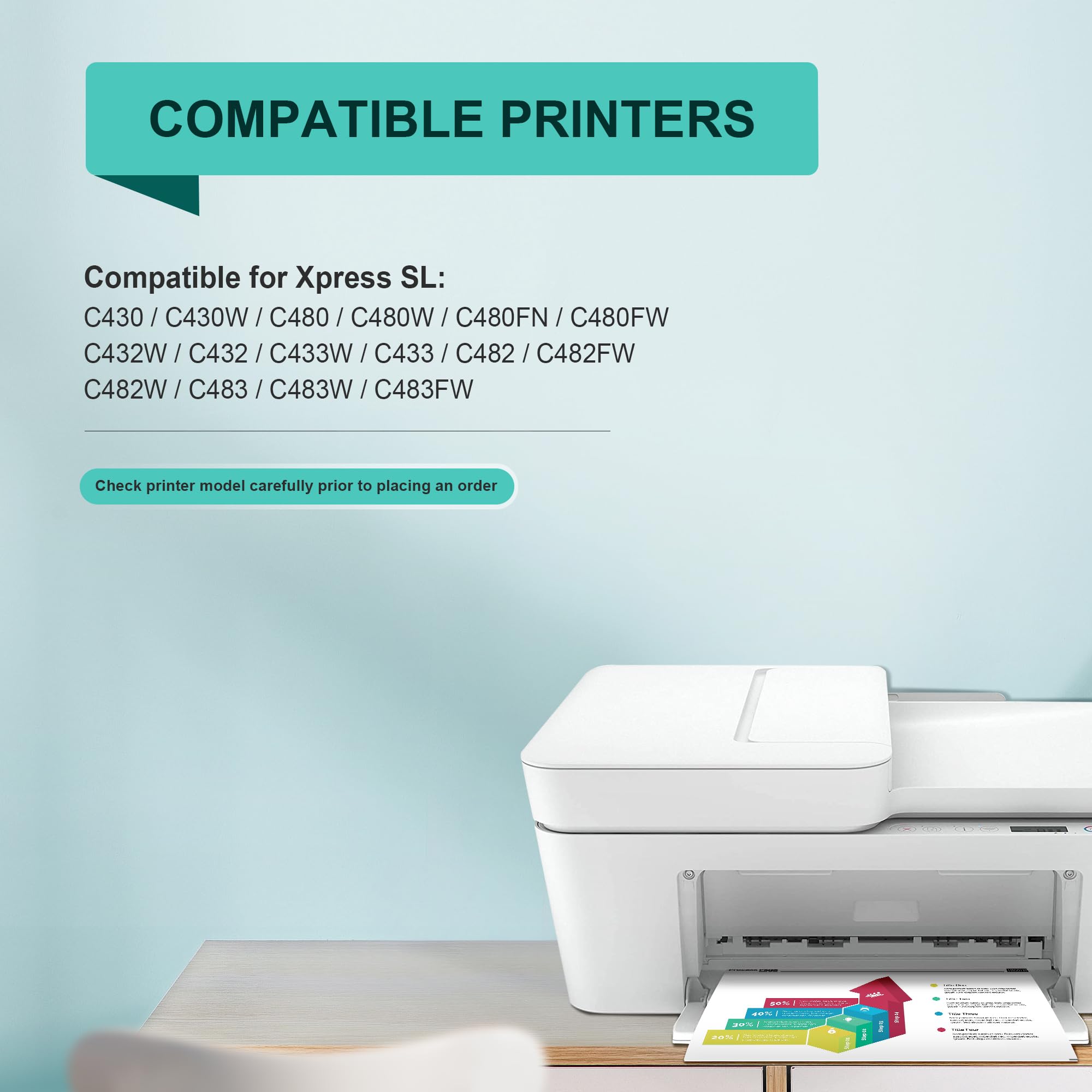 P404C CLT-404S 404S Cartouche de Toner Compatible pour Samsung Xpress C480W
