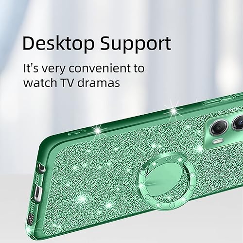 Miniatura 5 de Funda para Moto G 5G 2023, Motorola G 5G 2023 para mujer, con purpurina, suave, elegante, transparente, TPU de lujo, bonita funda protectora con