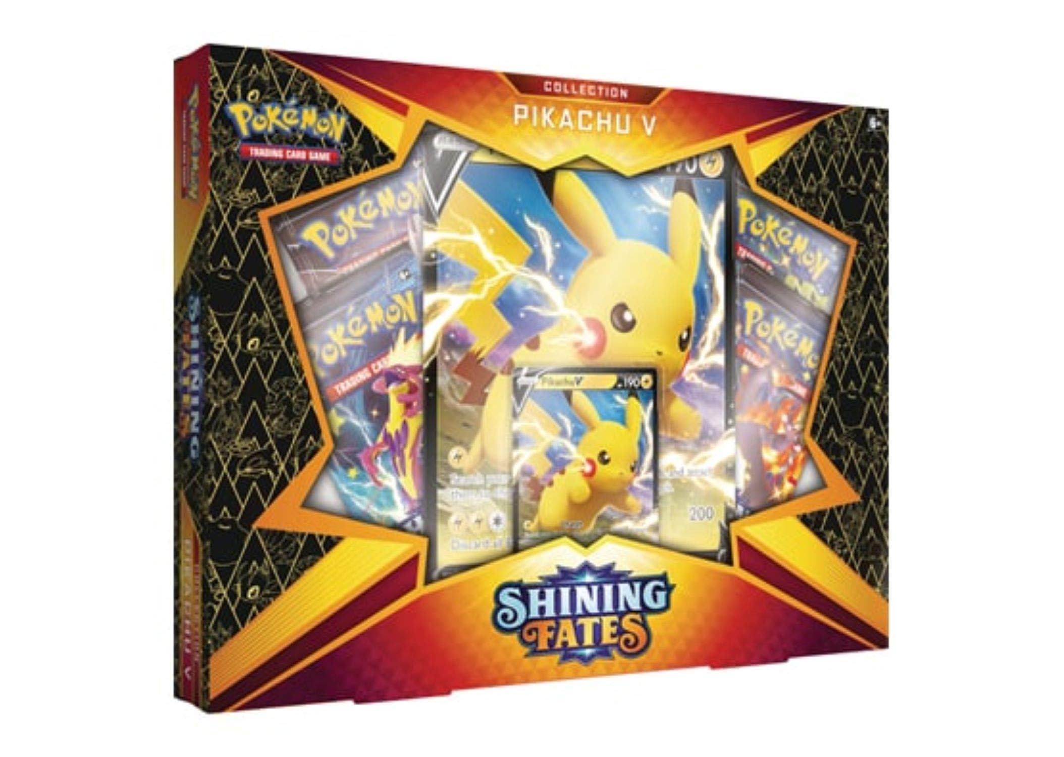 Pokemon TCG: Shining Fates Collection Pikachu V Box - 