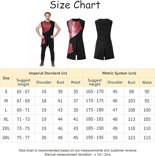 Miniatura 7 de Chalecos medievales sin mangas para hombre, chaleco de guerrero renacentista, chaleco victoriano, chaleco vikingo de cuero