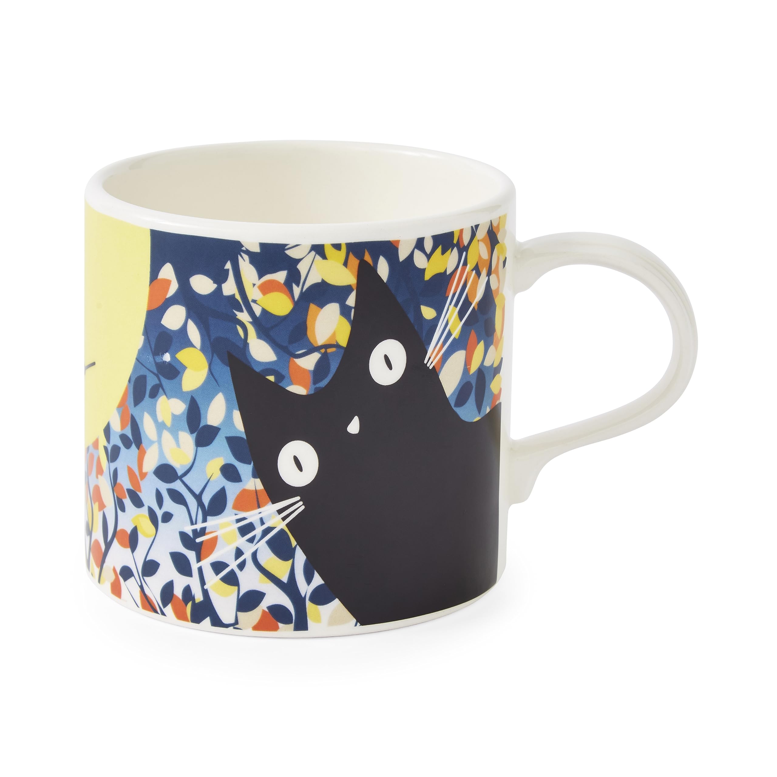 Portmeirion Multi Coloured Mug Meirion Halloween Cats Single Mug